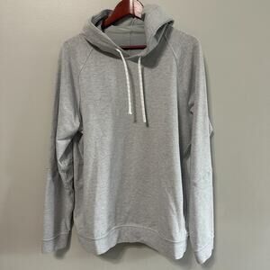 Lululmeon Mens City Sweat Hoodie Size XL Grey Sweatshirt Pullover